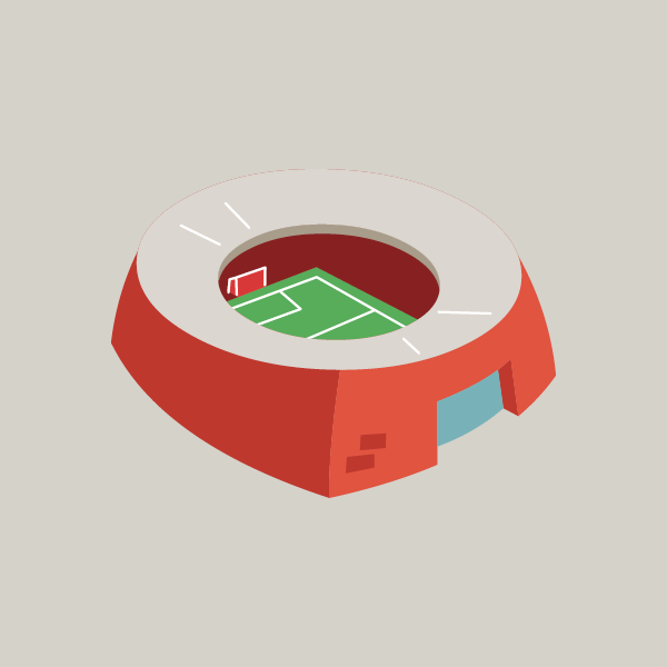…No Estádio